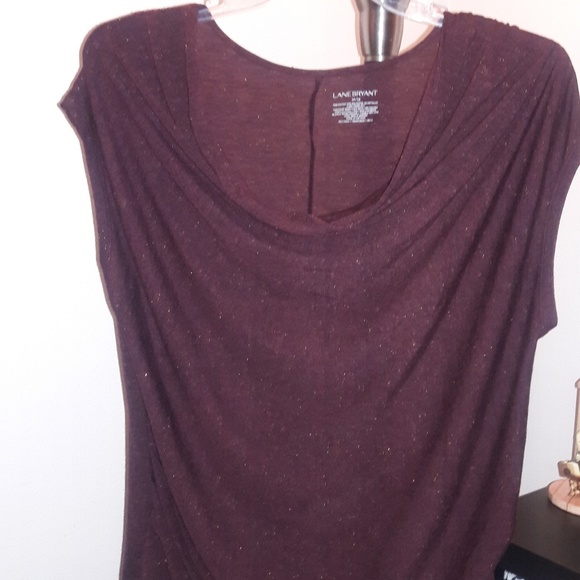 Lane Bryant Tops - Lane Bryant Shimmery Short Sleeved Top